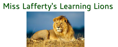Miss Lafferty's Learning Lions